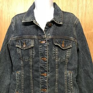 J Crew Womens Large Blue Denim Jacket